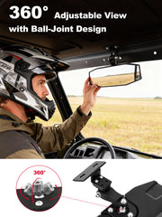 Shatterproof glass and high-density ABS frame protect during rough farm and trail drives.