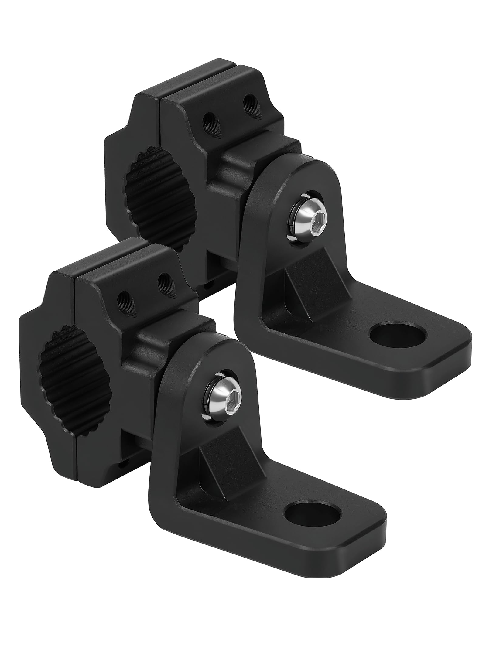 ZIDIYORUO whip light mount on black 0.875-inch bar for secure ATV lighting.