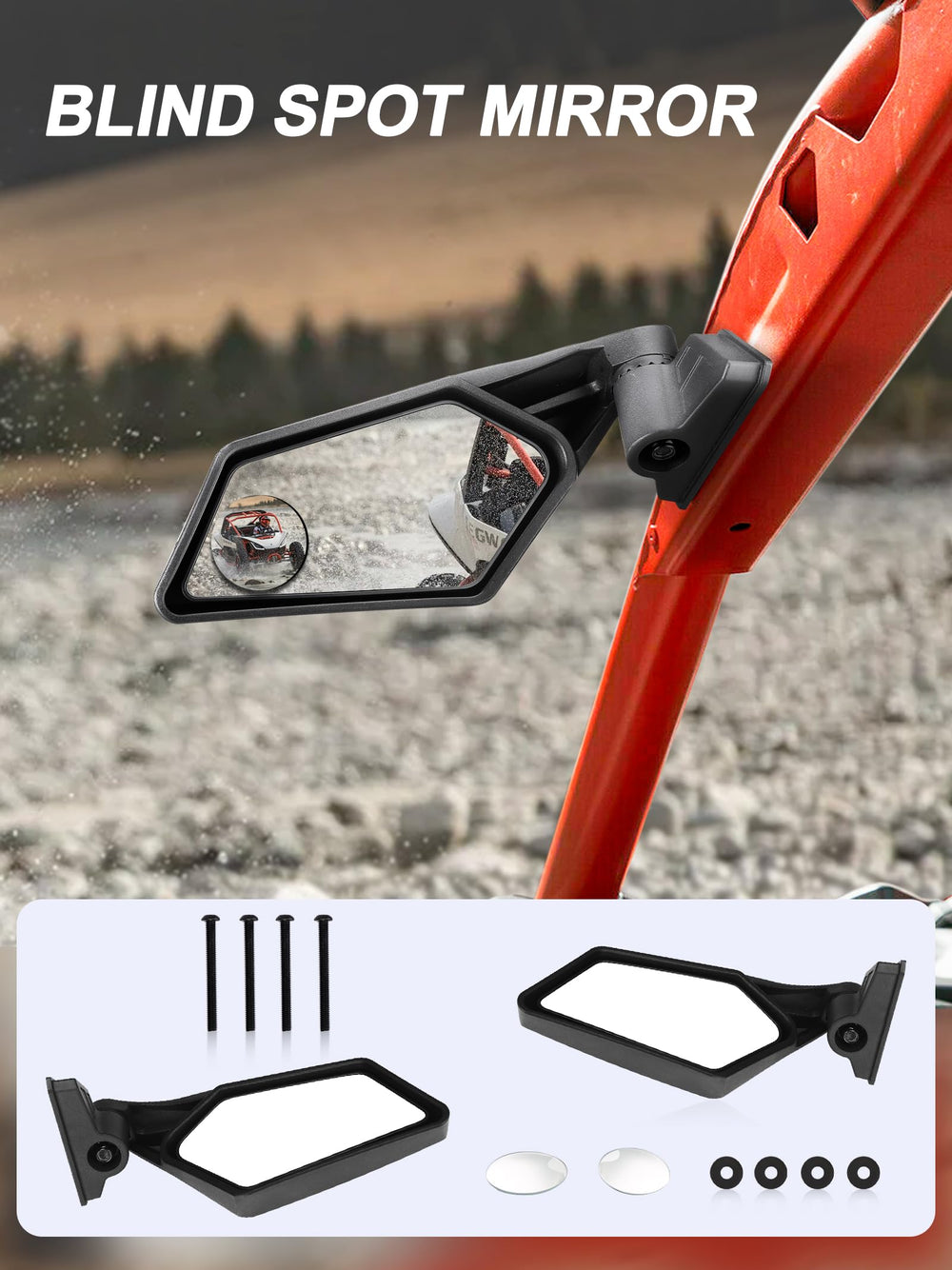 Durable PP shell and glass lenses withstand dusty desert rides