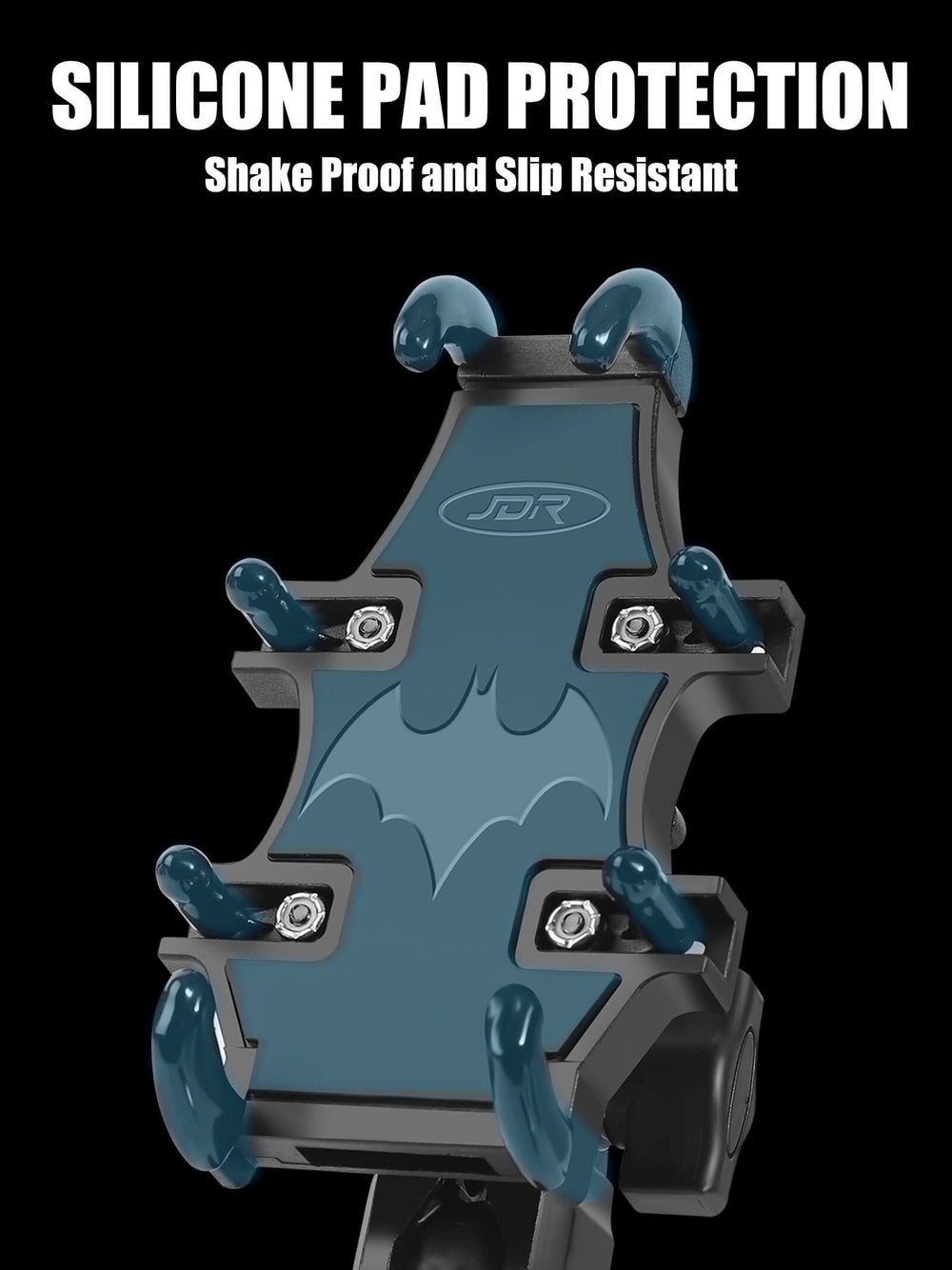 ZIDIYORUO weather-resistant phone holder withstands rain and mud