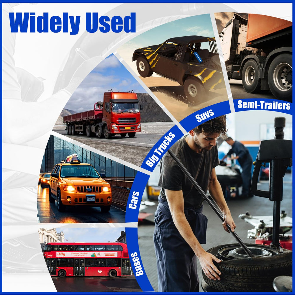 Zihvfzu curved ends provide comfortable grip and smooth tire handling