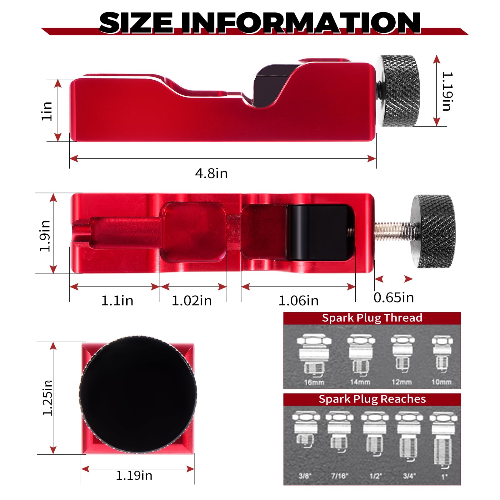 Zihvfzu gap tool close-up highlighting the adjustment knob for easy tuning