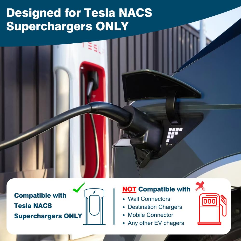Ziirongpower NACS to CCS adapter side assembly showing secure connection