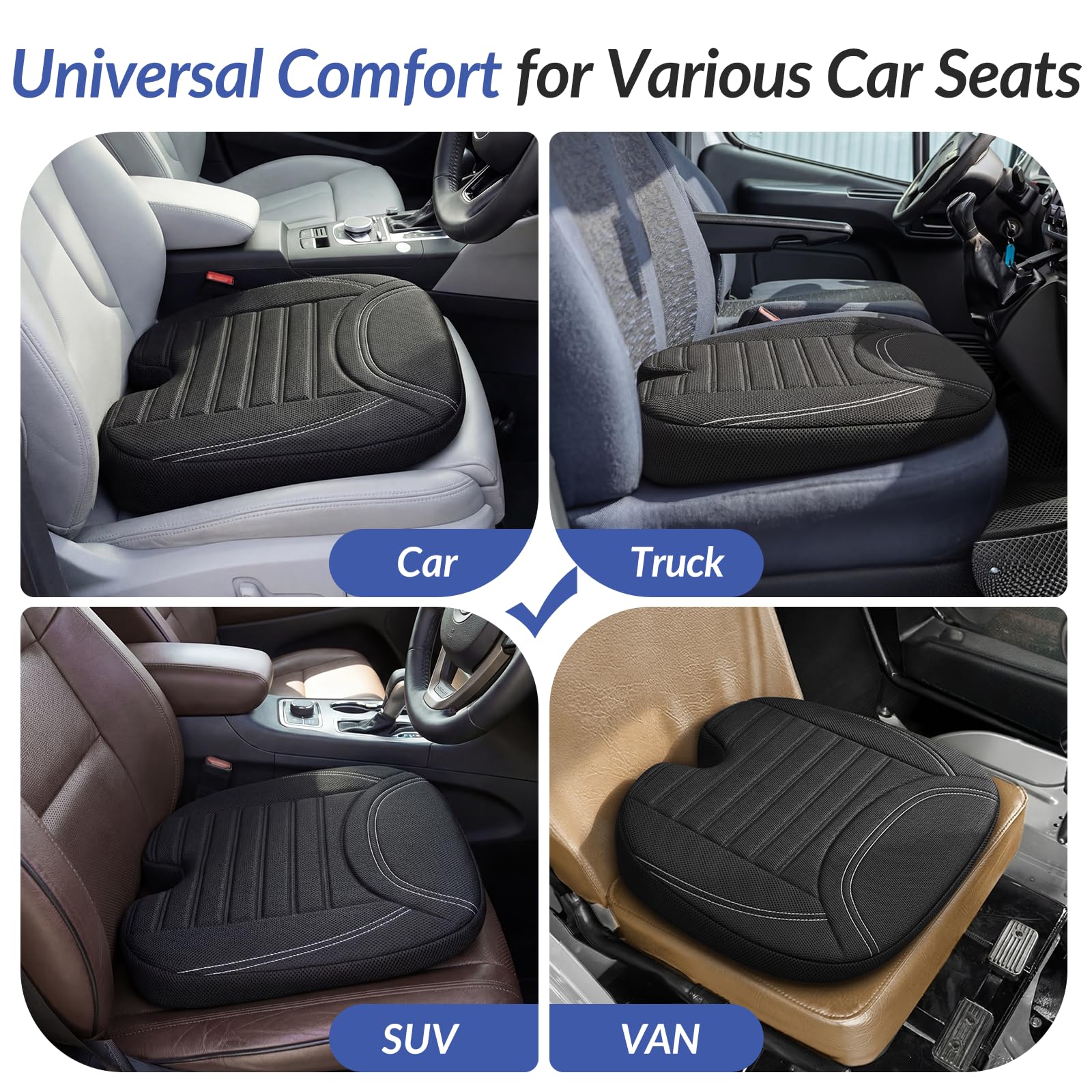 ZIKEE cushion protects car seat from wear and stains