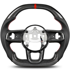 ZIMABLUE carbon fiber steering wheel for Jeep Wrangler JL/JT with enhanced control and sport feel