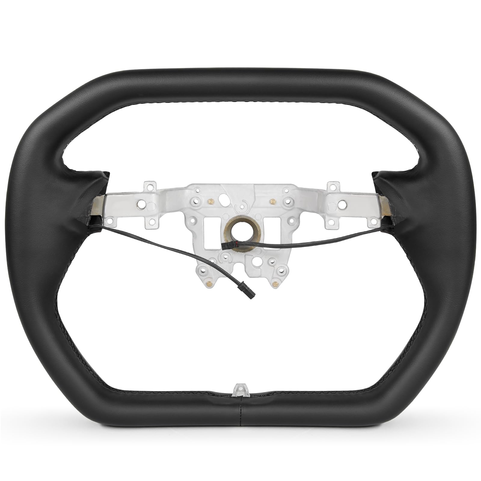 ZIMABLUE yoke design steering wheel improves dashboard visibility and comfort