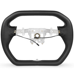 ZIMABLUE yoke design steering wheel improves dashboard visibility and comfort