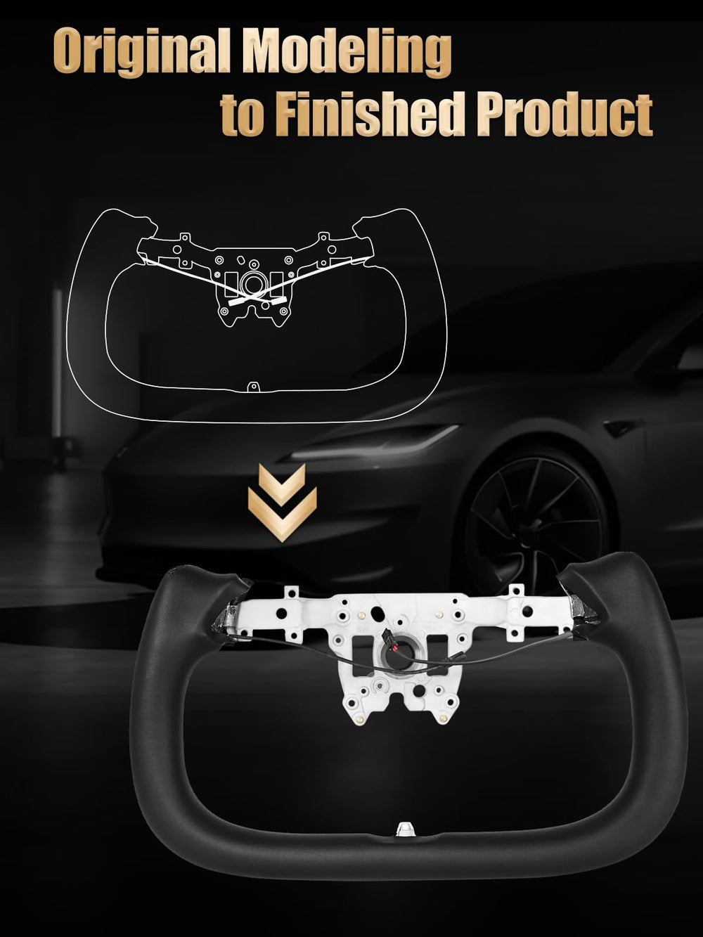 ZIMABLUE Yoke is plug-and-play with preserved original button functions.