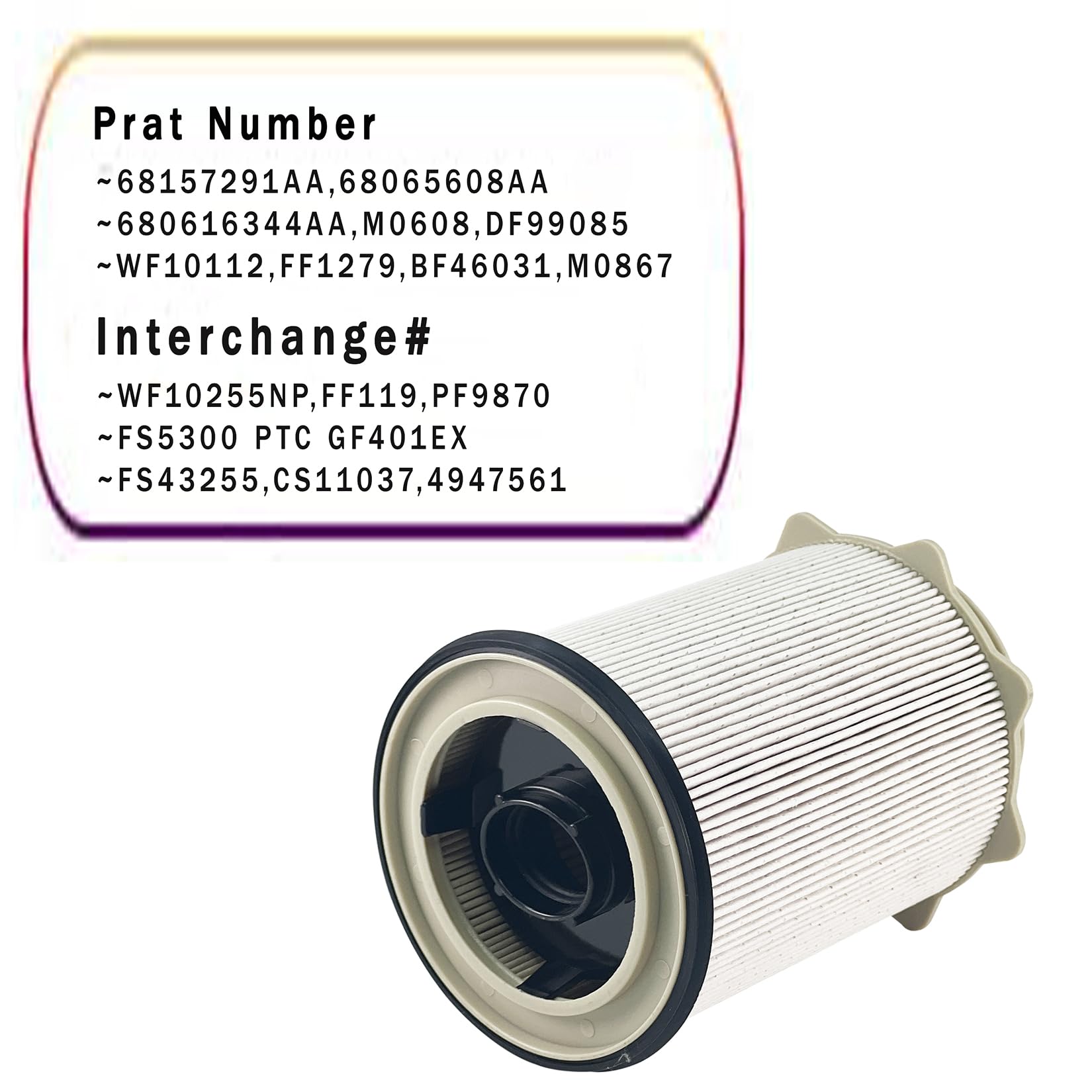 O-ring and support included for a sealed install