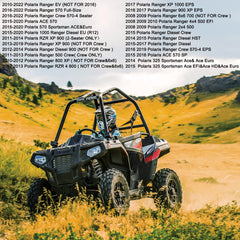 Zinger brake pads for Polaris Ranger XP700 front, confident bite in muddy terrain.