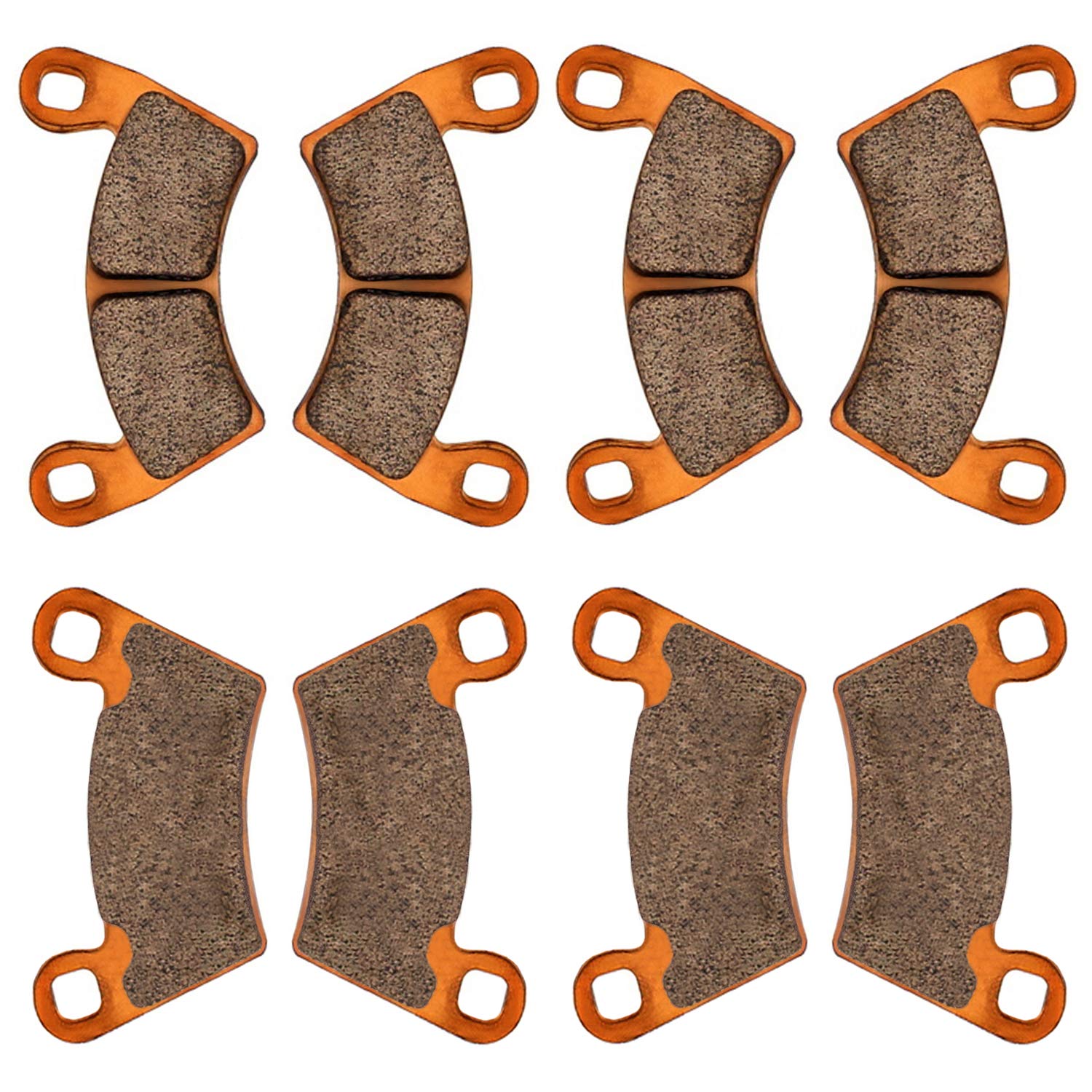 Zinger brake pads for Polaris Ranger XP900 front, reliable stopping power on rugged trails.