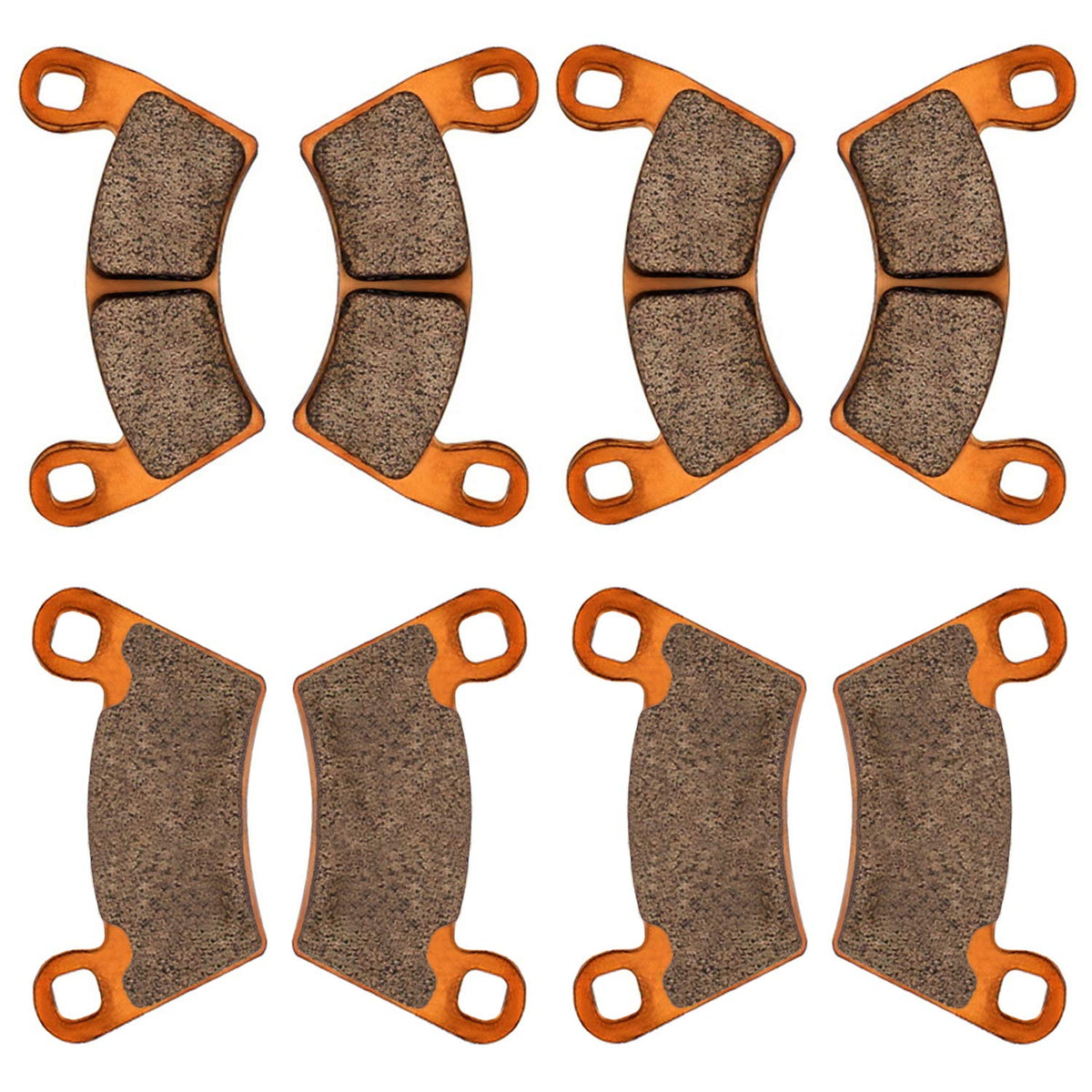 Zinger brake pads for Polaris Ranger XP900 front, reliable stopping power on rugged trails.