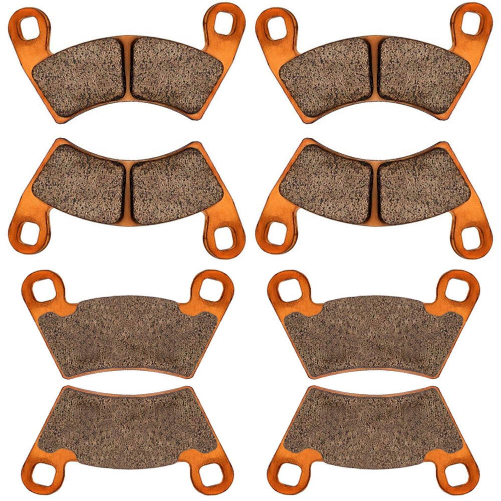 Zinger brake pads for Polaris Ranger XP900 rear, smooth bedding and reduced fade under heavy use.