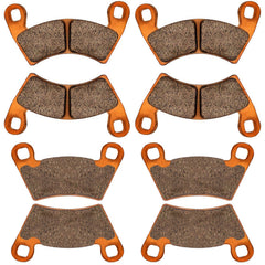 Zinger brake pads for Polaris Ranger XP900 rear, smooth bedding and reduced fade under heavy use.