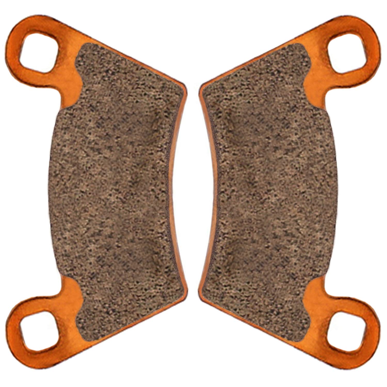 Zinger brake pads for RZR 4 800 front, agile braking across rough terrain.