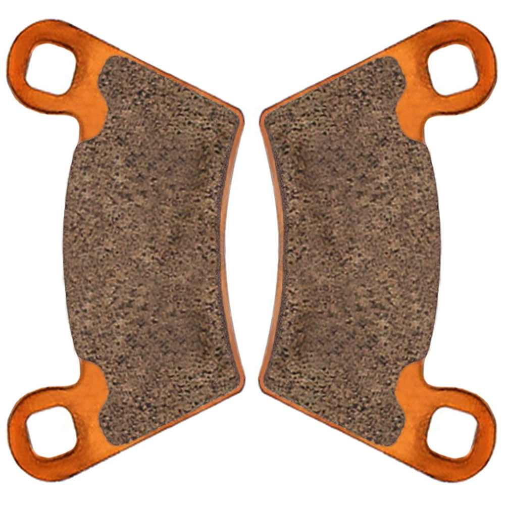 Zinger brake pads for RZR 4 800 front, agile braking across rough terrain.