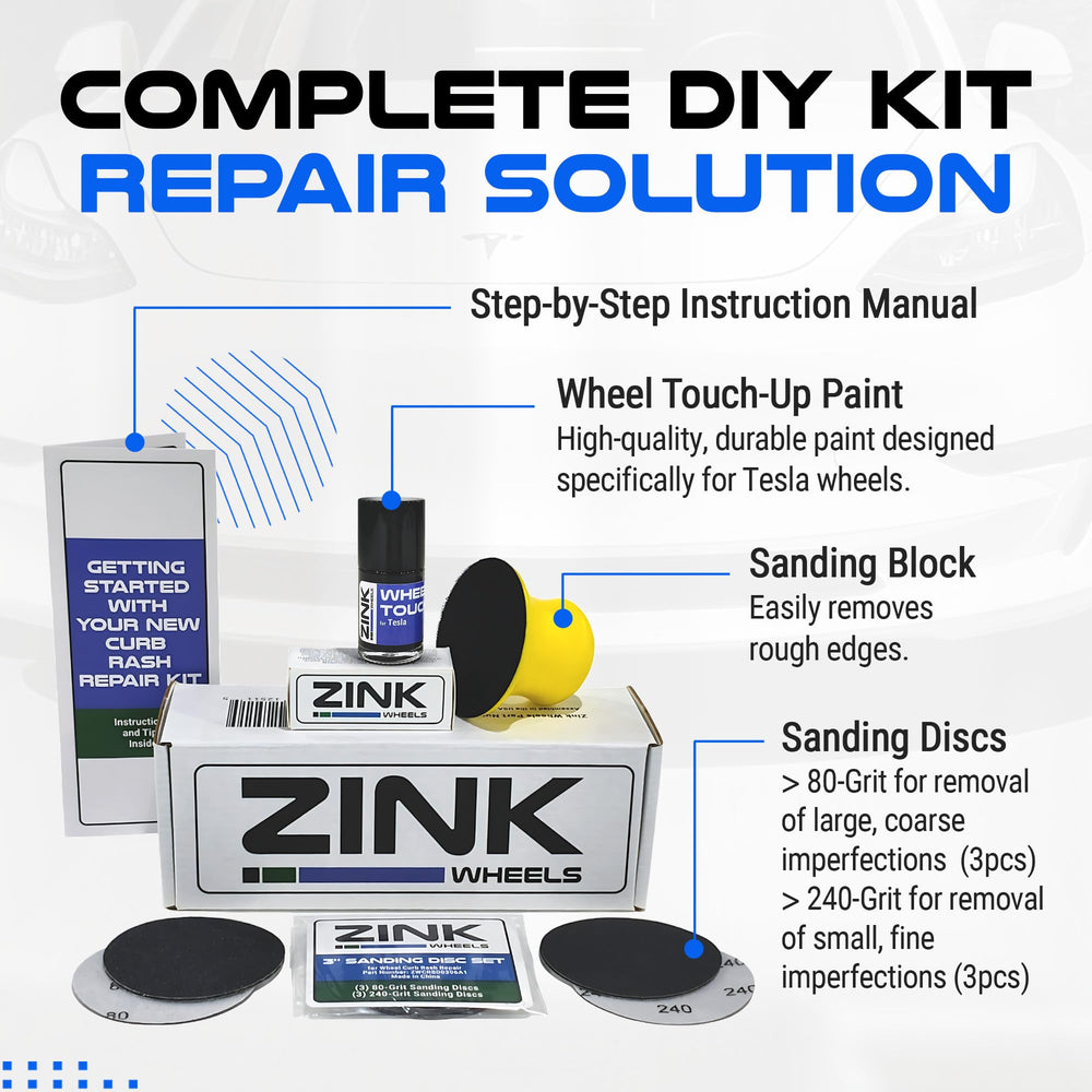 Zink Wheels ergonomic 3-inch sanding block for precise prep