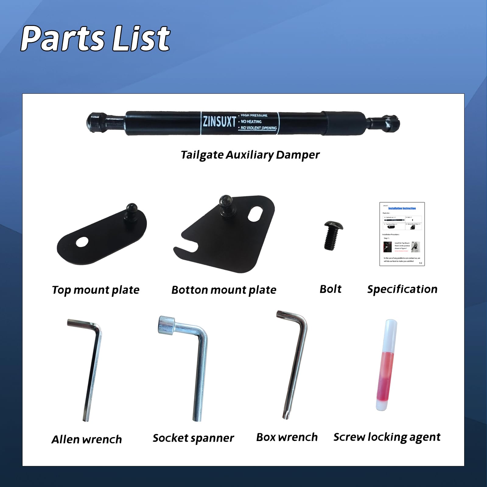 ZINSUXT compatibility for 2015-2023 Ford F-150 ensures seamless fit