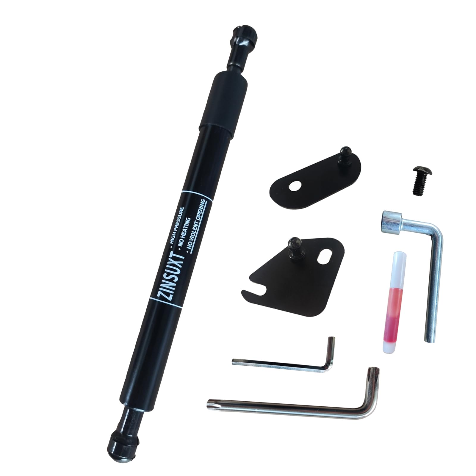 ZINSUXT F-150 tailgate damper packaging shows included components