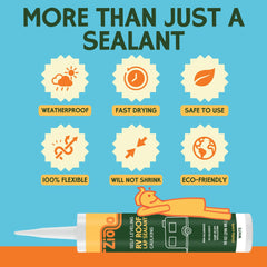 Ziollo RV Roof Lap Sealant cures into UV-resistant edge seal.