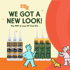 Ziollo self-leveling roof sealant flows around vents for even coverage