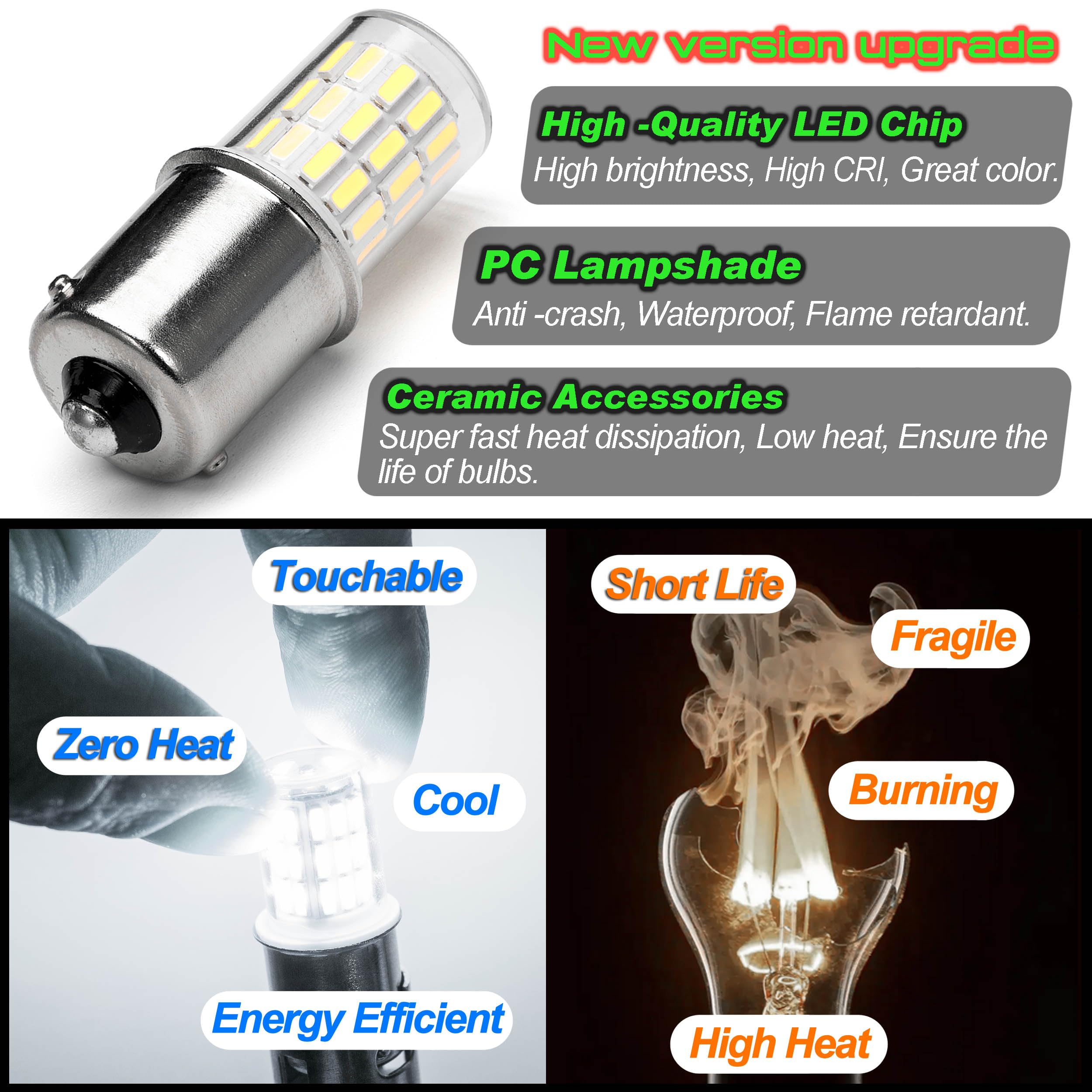 Ziomitus 1003/7506 LED bulb ideal for back-up or reverse lights on trailers