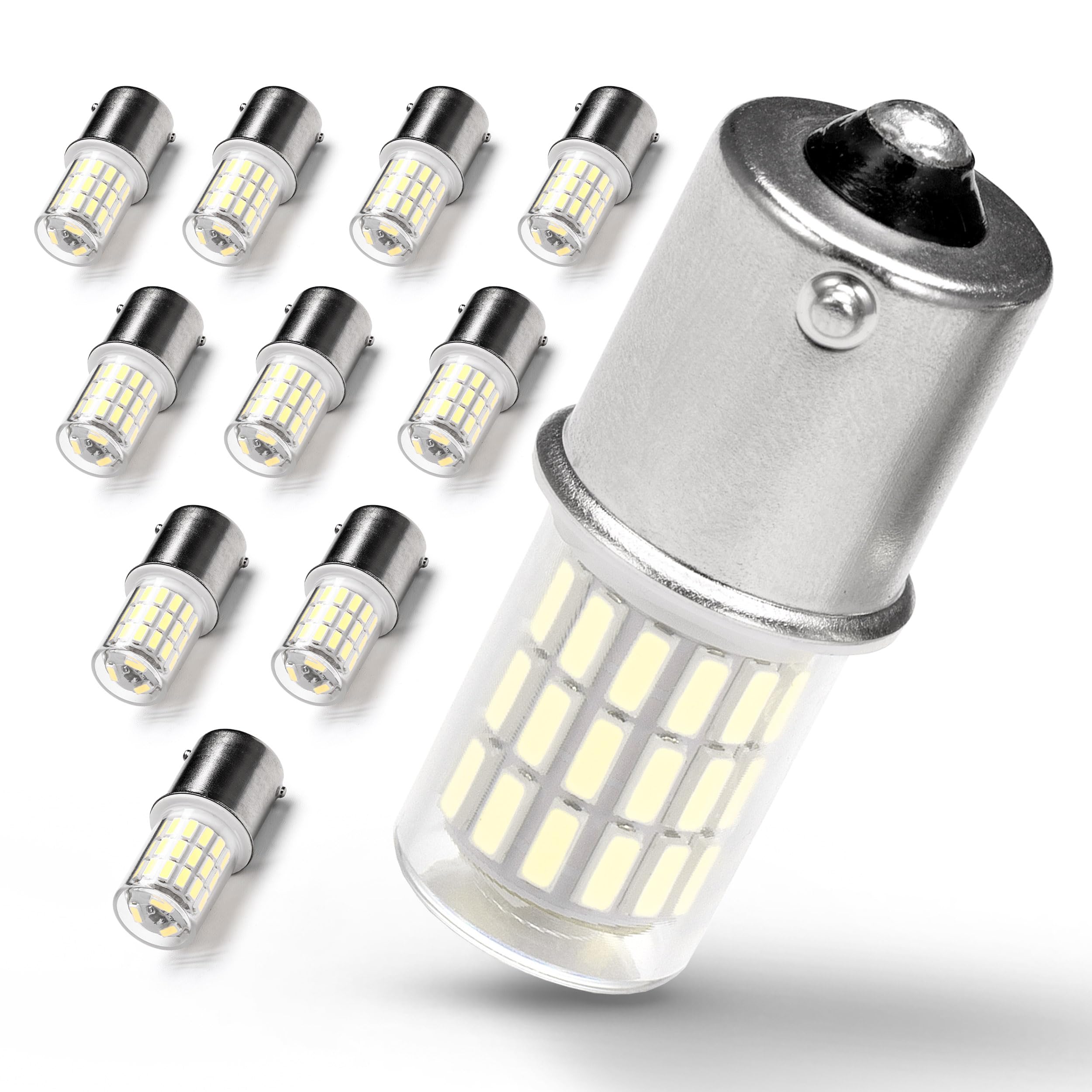 Ziomitus 10-pack interior bulbs for RV and auto, bright daylight illumination