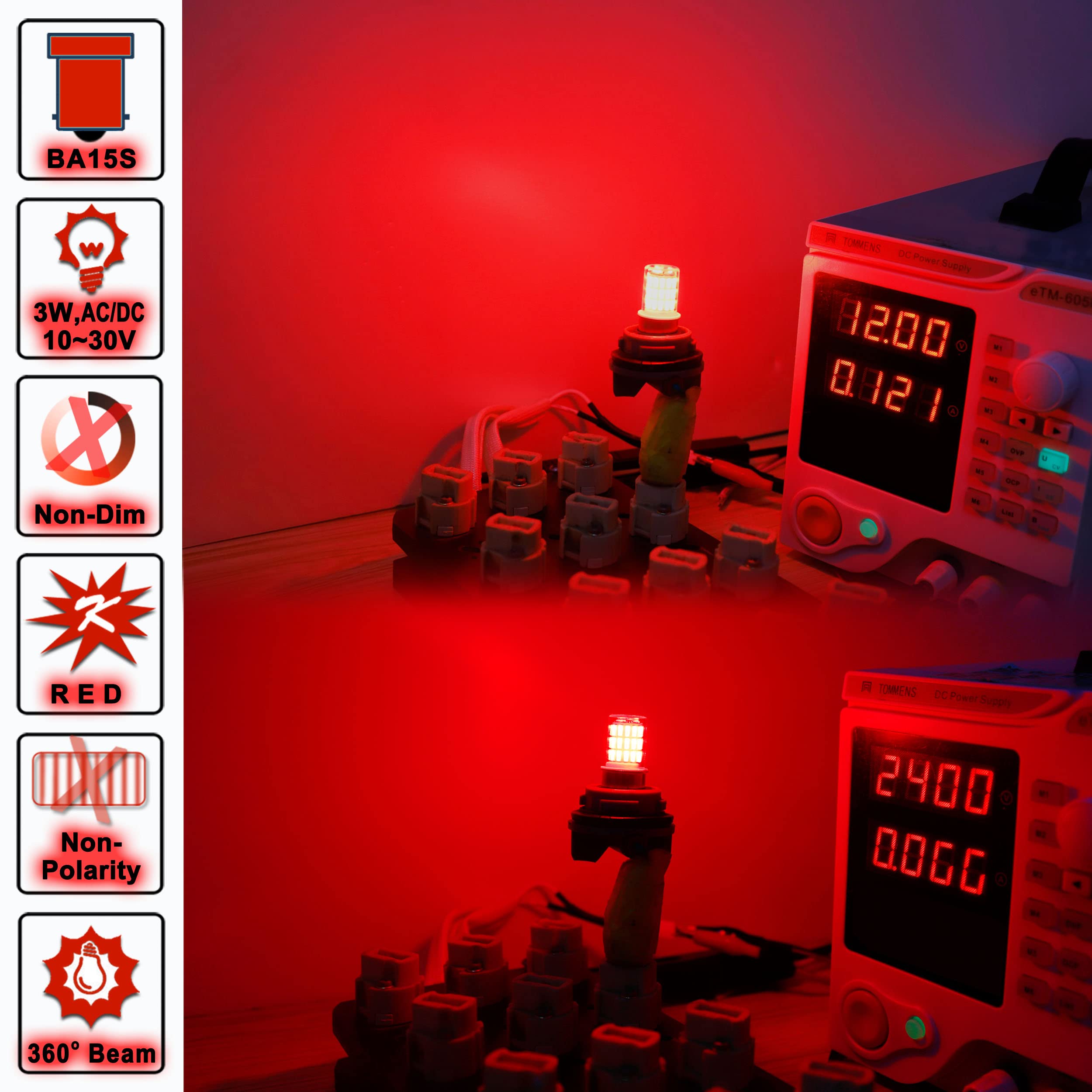 Ziomitus 1156 LED bulb close-up showing compact design for versatile mounting.