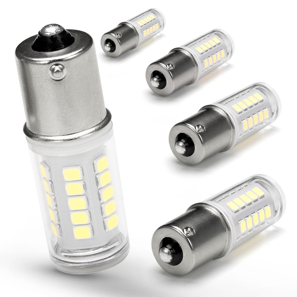 Ziomitus P21W BA15S LED RV bulb delivers daylight 6000K brightness for clear nighttime visibility