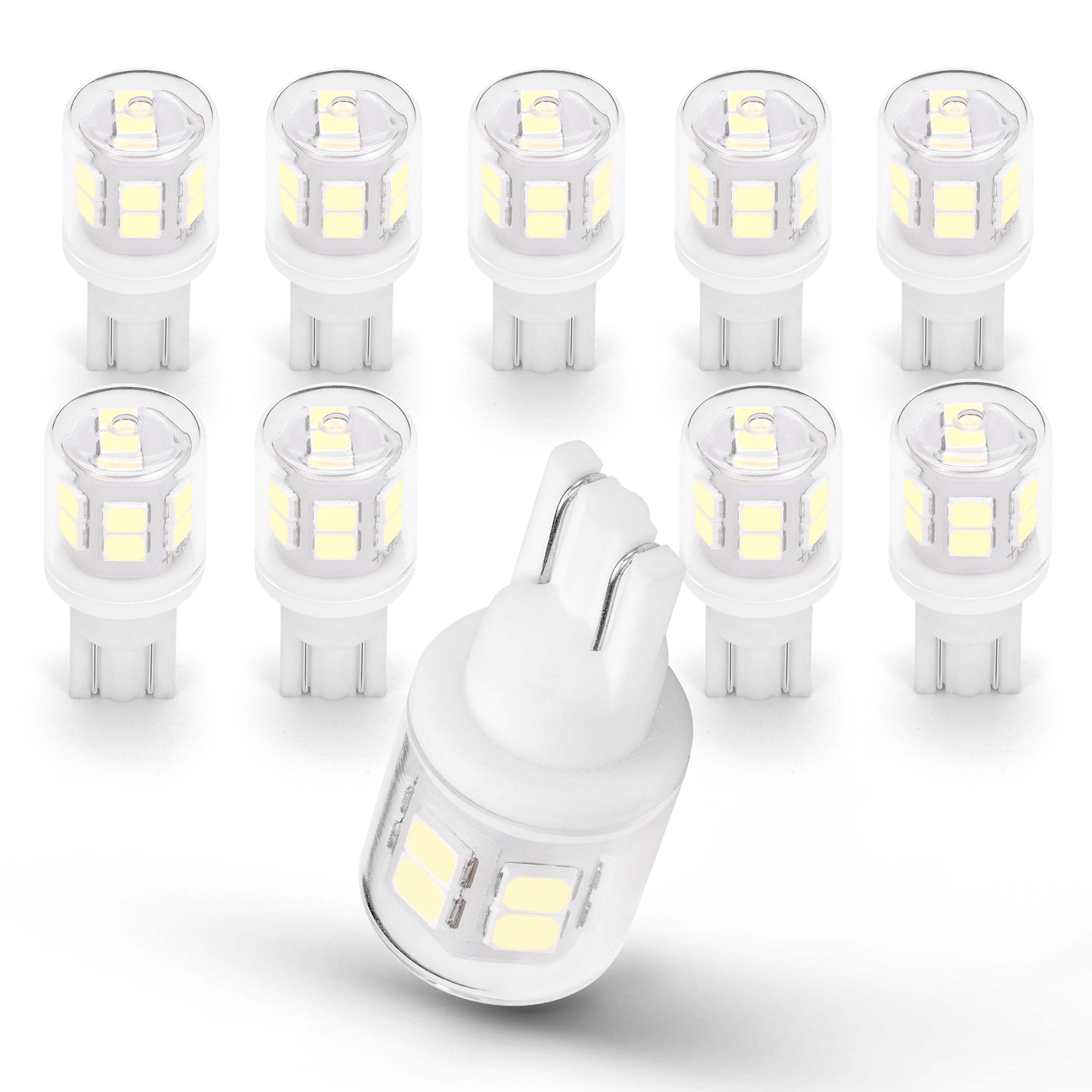 Ziomitus T10 LED bulb cool white 6000K lighting for RV interiors.