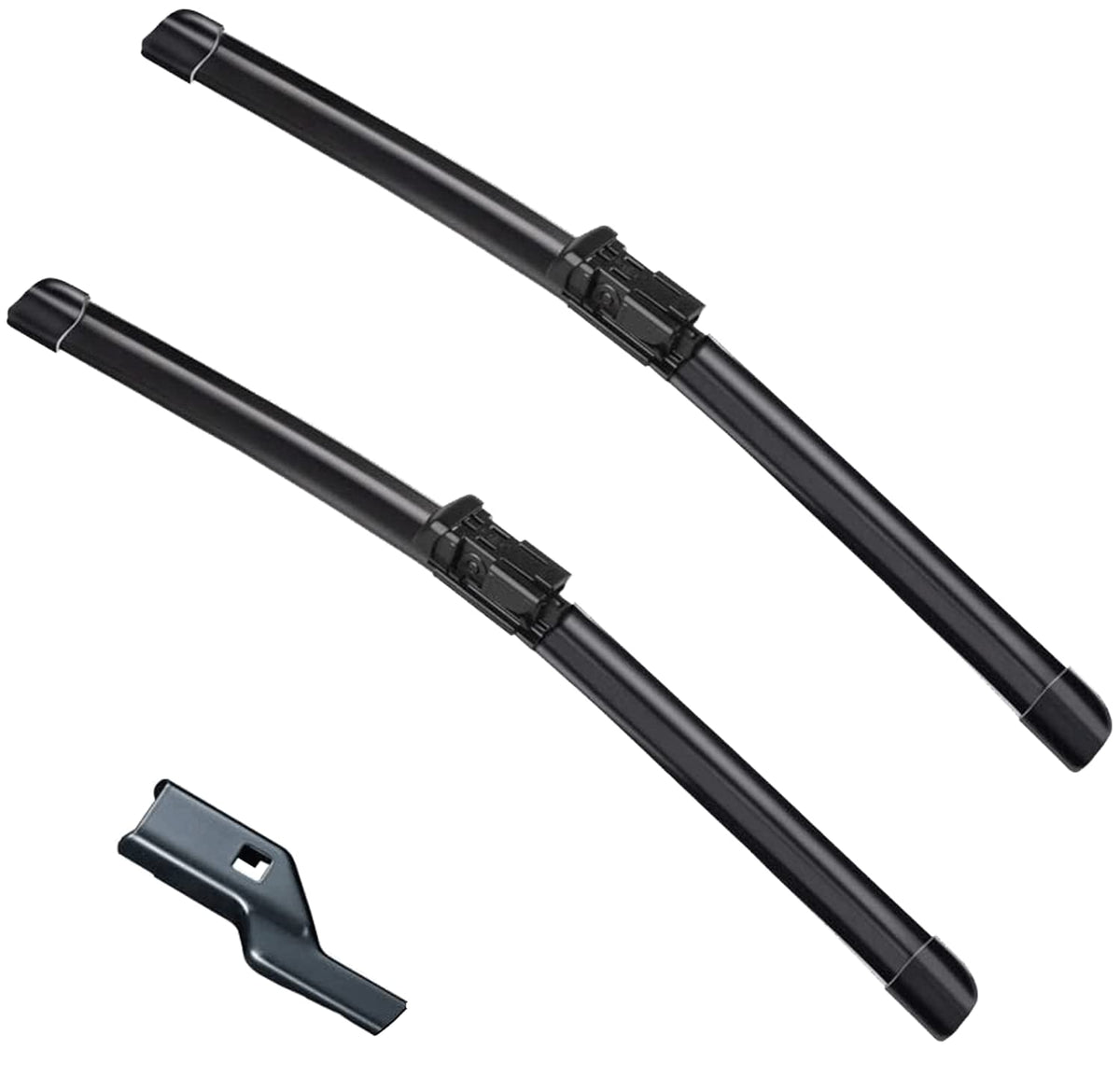 ZIXMMO Tesla wiper blades 26-19 set with top-lock fit for quick installation.