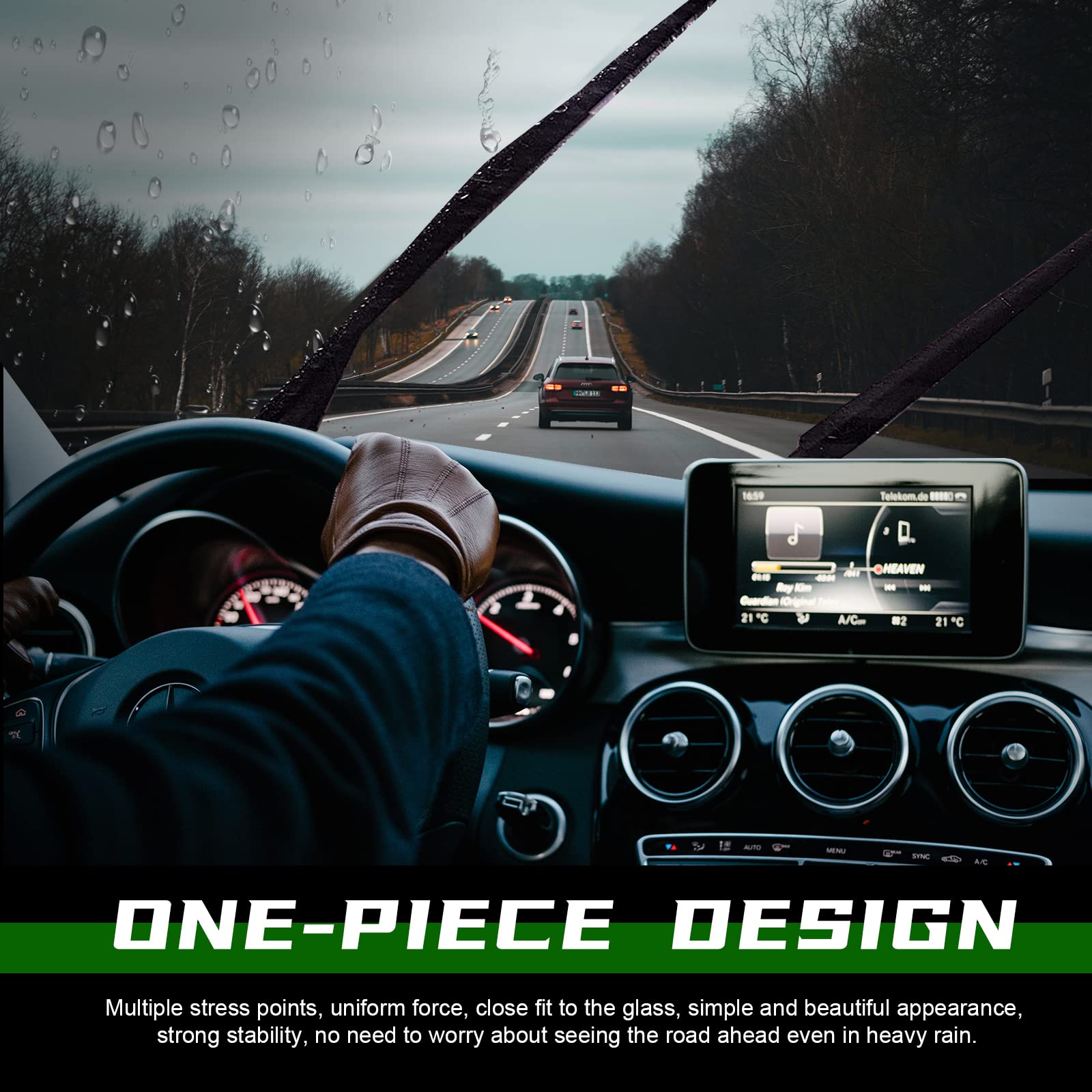 ZIXMMO two blade set protects both windshield sides