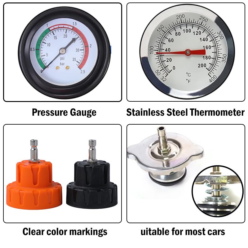 ZJERYL GULL thermometer for accurate coolant temperature readings.