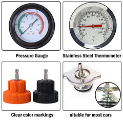 ZJERYL GULL thermometer for accurate coolant temperature readings.