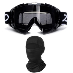 ZJNUO ATV goggles with balaclava set offering wind protection and comfort.