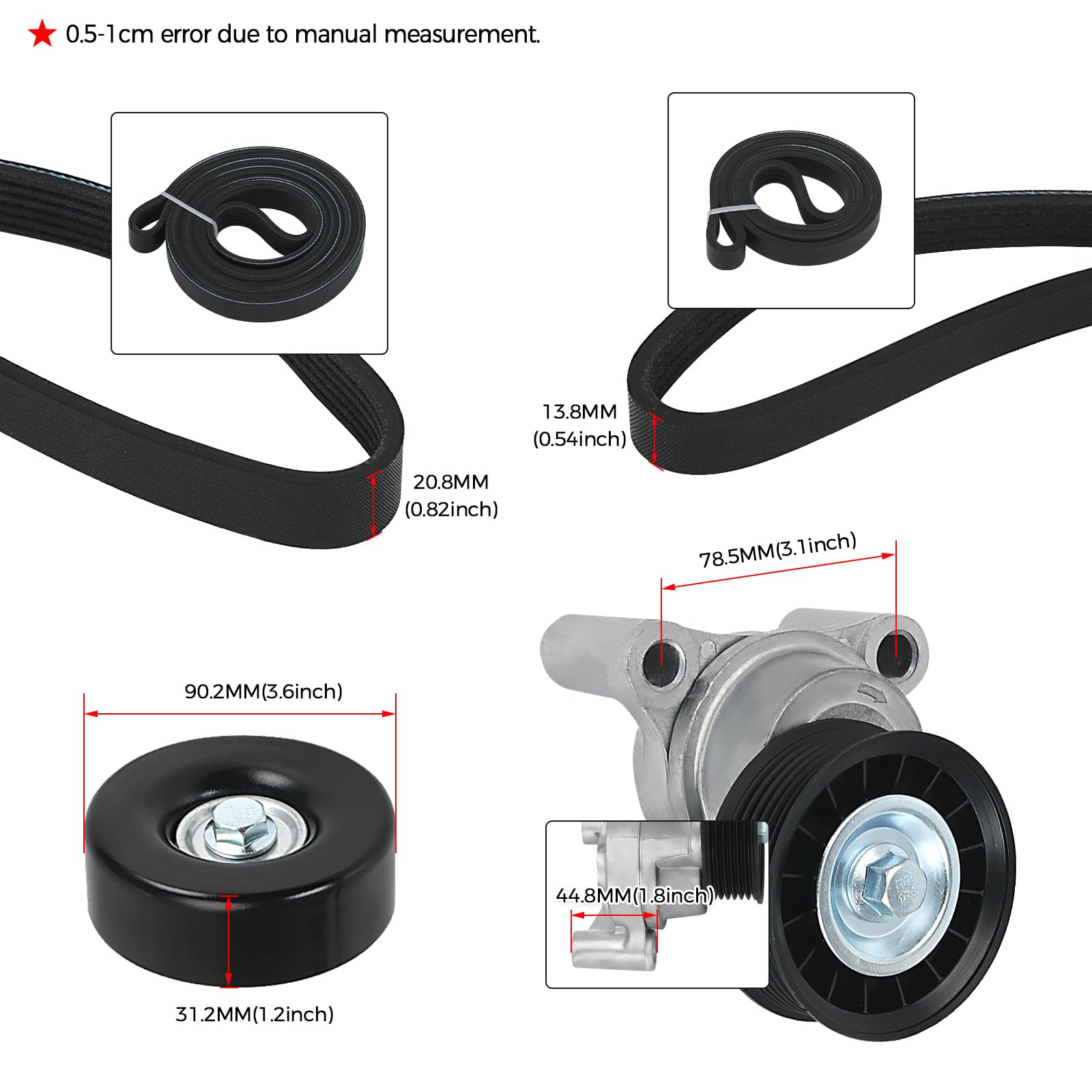 ZJTBLL EPDM belt material resists wear and deformation.