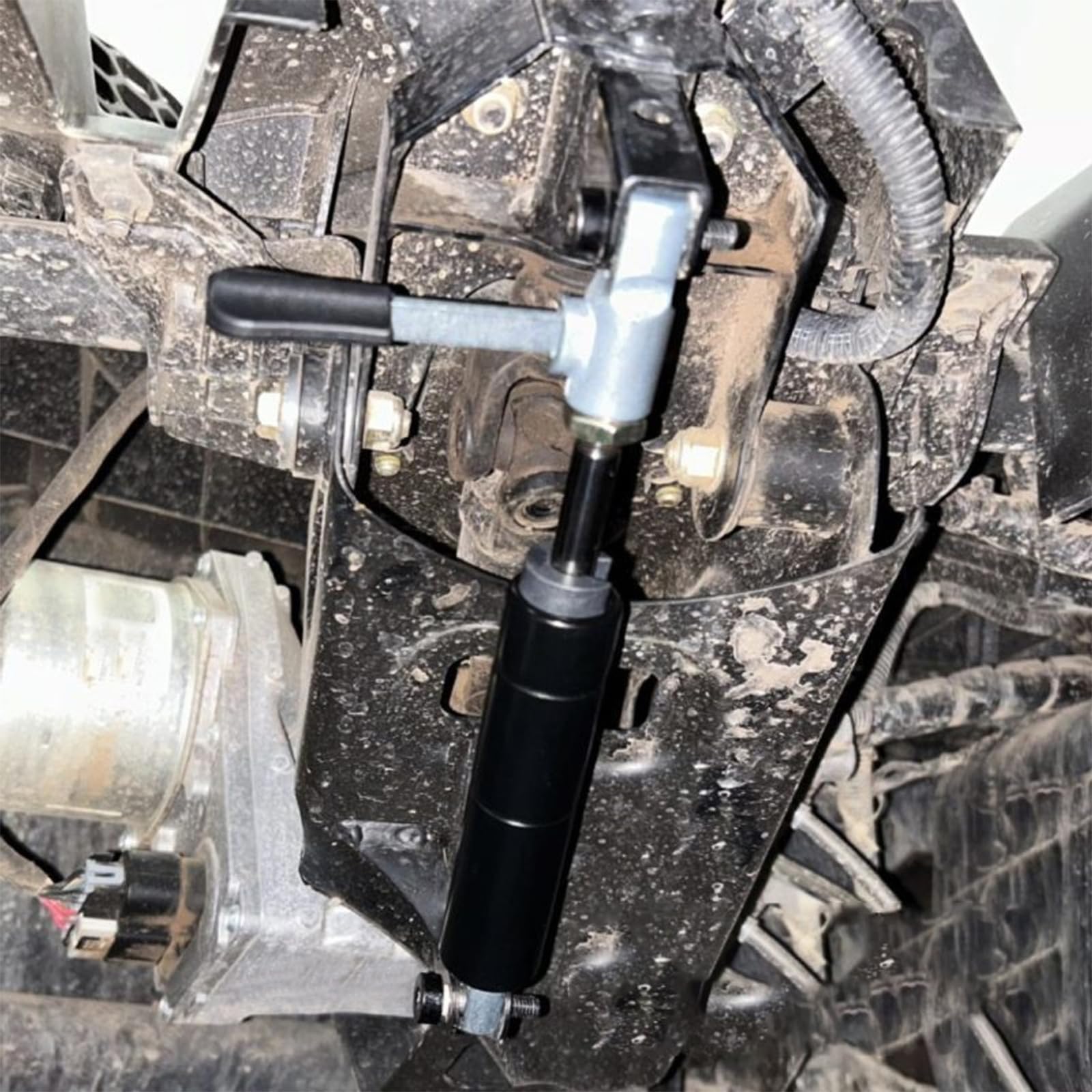 ZJTBLL packaged install kit for direct-fit replacement steering shock