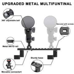 ZKJAYOE adjustable-nato-rail-clamp offers flexible viewing angles