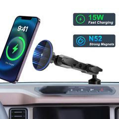 ZKJAYOE Bronco mount MagSafe ring secures slim cases during daily commutes.