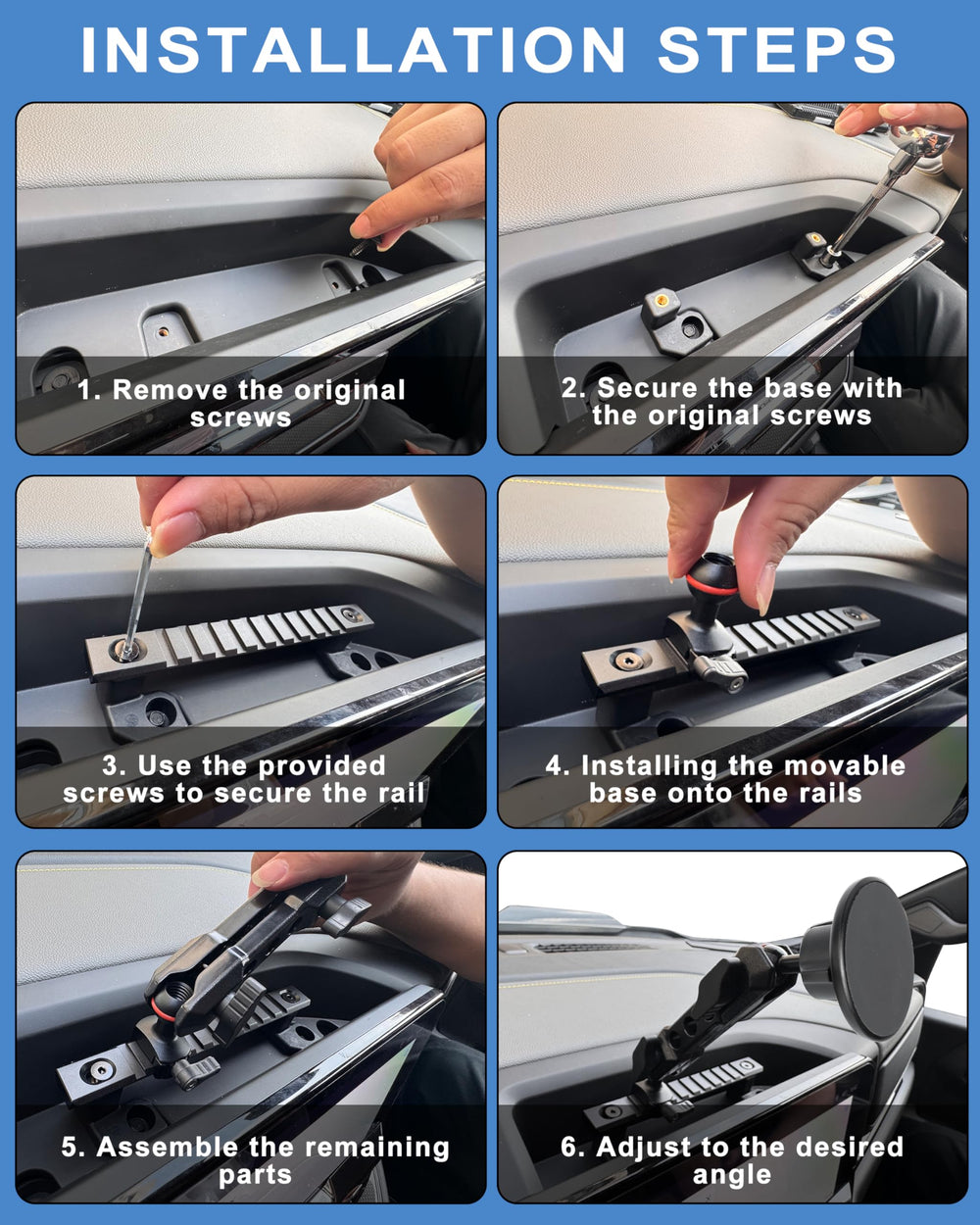 ZKJAYOE custom-fit-dashboard-design blends with Silverado Sierra interior