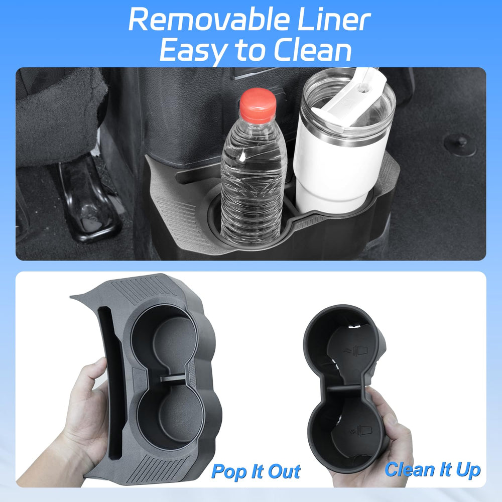 ZKJAYOE durable plastic with textured rubber withstands daily use and spills.