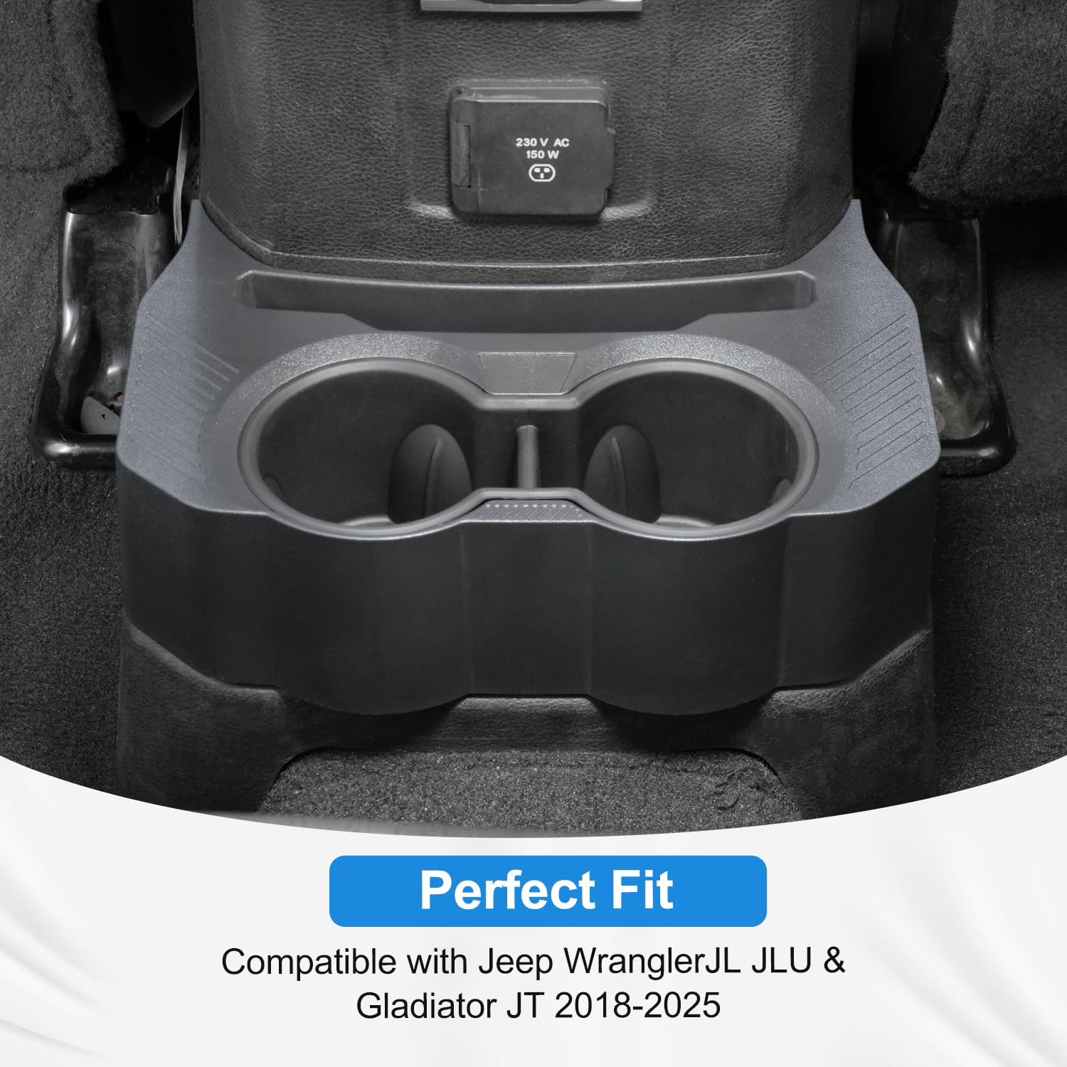ZKJAYOE floor console organizer adds convenient storage without bulk.