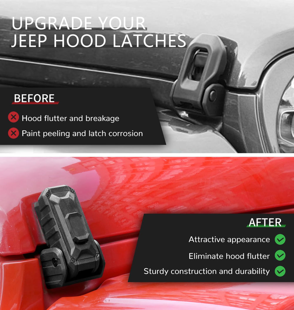 ZKJAYOE locking hood latch demonstrates dust and water resistance for durability.