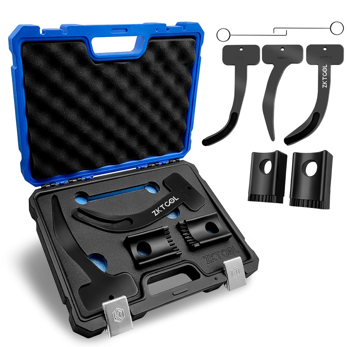 ZKTOOL 3.6 Pentastar timing kit case with sponge lining for secure storage.