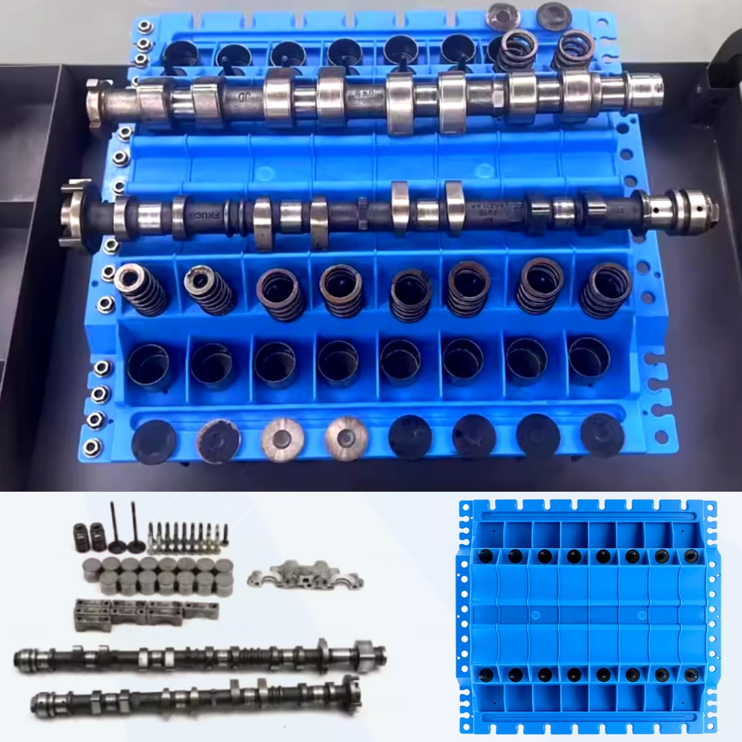 ZKTOOL collets and valve springs compartment emphasizes compact rebuild readiness.