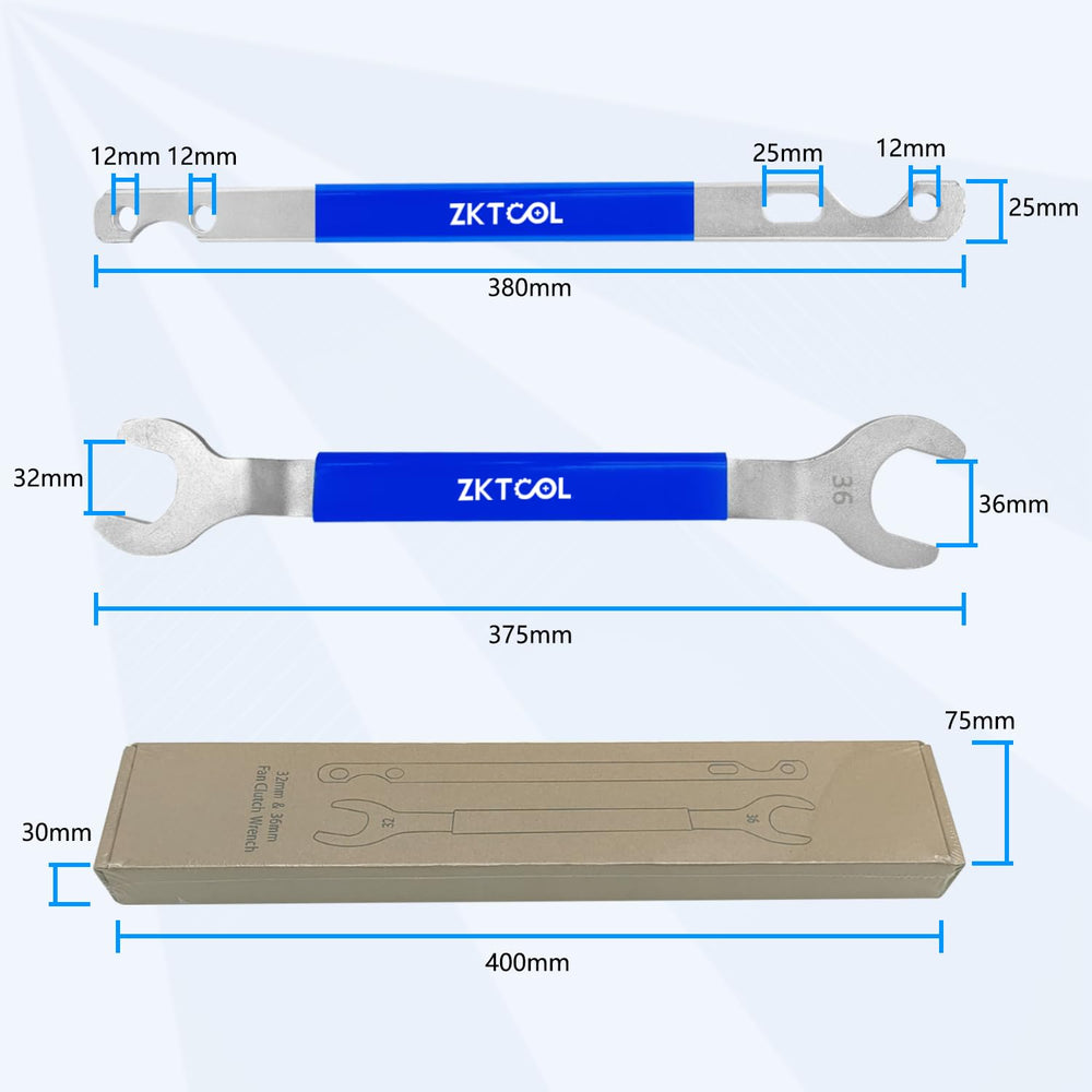 ZKTOOL ergonomic handle improves control during stubborn nut removal
