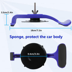 ZKTOOL sponge pad protection minimizes scratches on car finish.