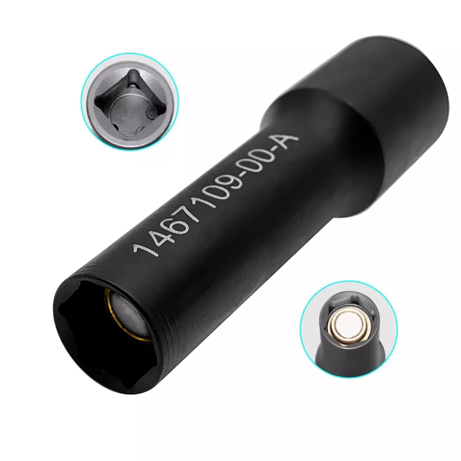 ZKTOOL Tesla side view strut socket showing compact design for tight spaces
