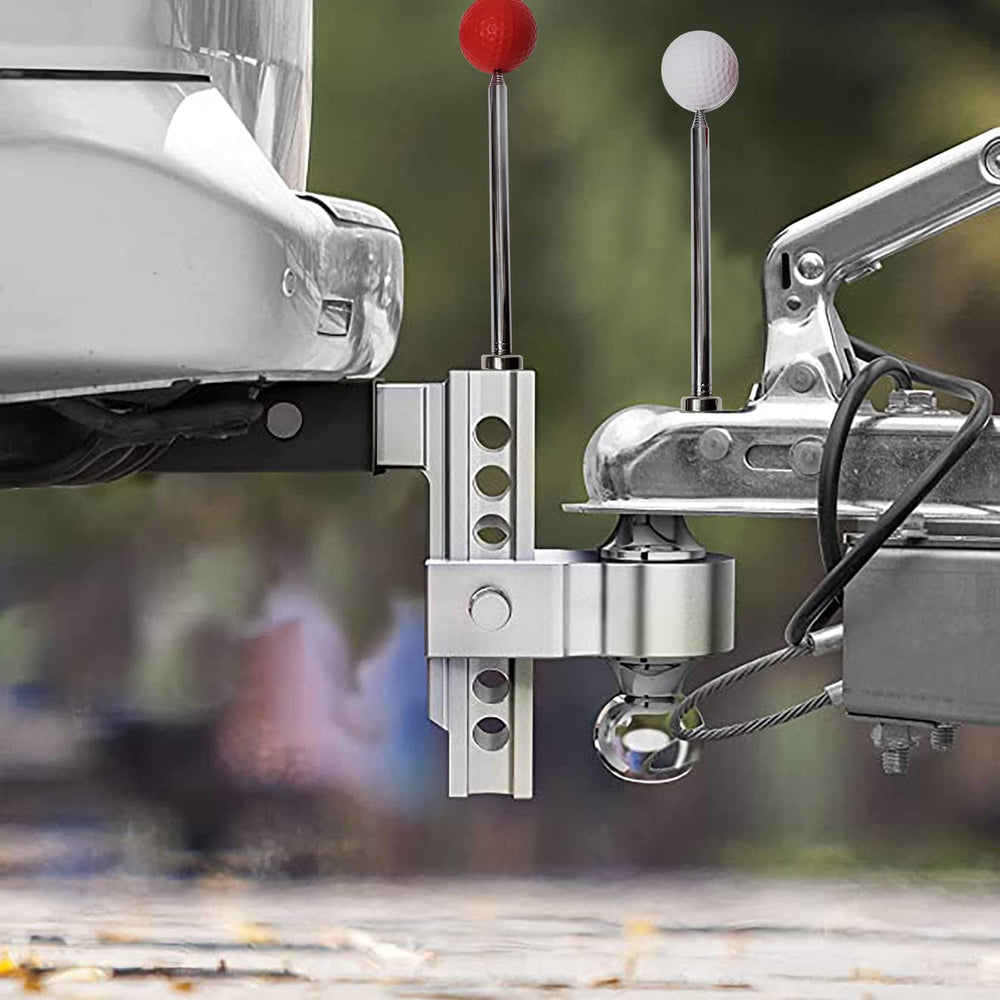 Extendable poles reach 48 inches for versatile RV and boat setups.