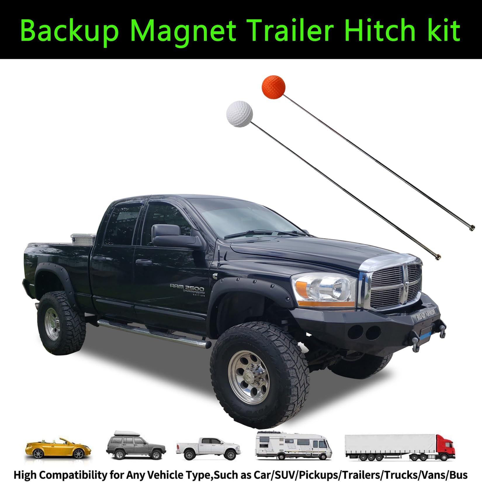ZLEYECZ magnetic base supports quick hitch alignment in wind.
